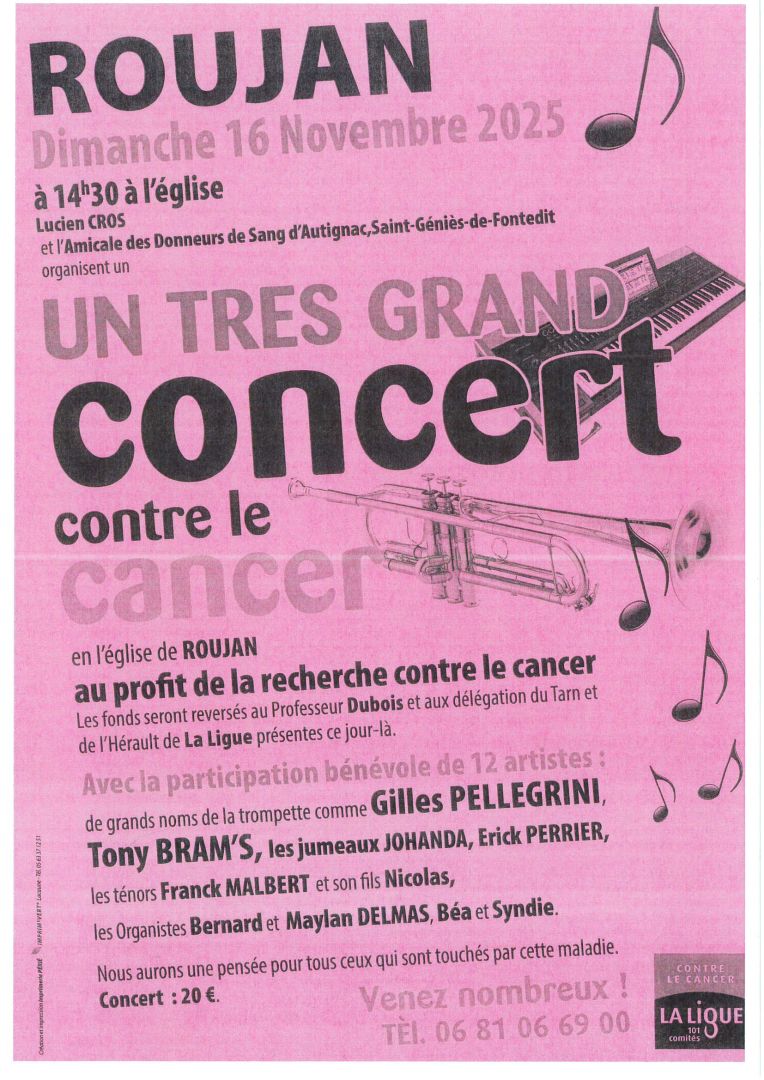 affiche concert