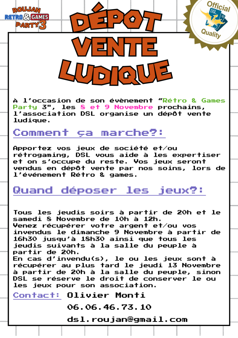 affiche dépôt vente