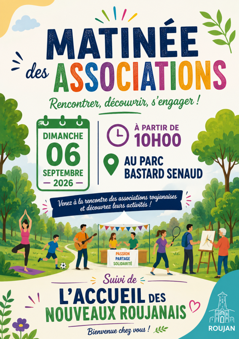 Matinée des associations - Accueil des nouveaux Roujanais