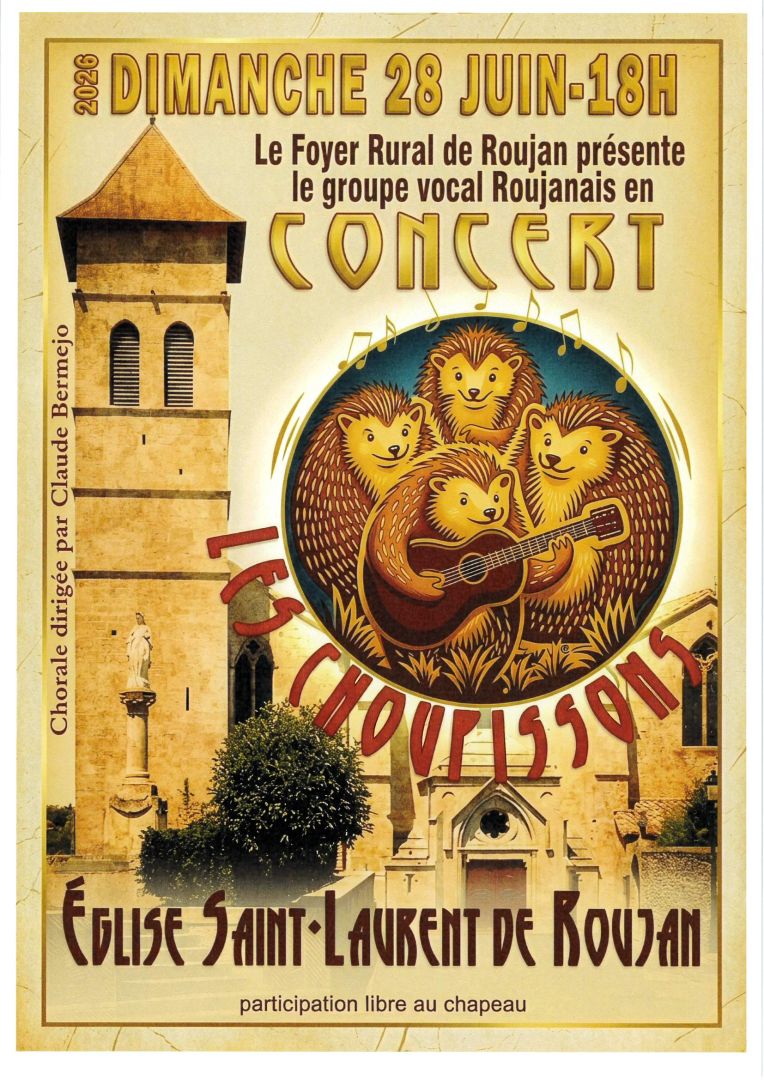 affiche concert les choupissons