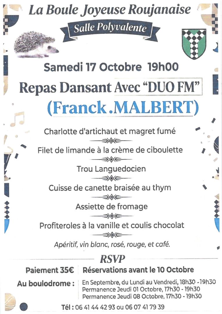 affiche repas